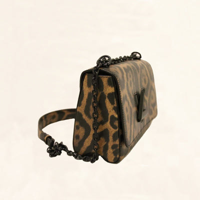 LOUIS VUITTON Pre-owned Twist Leopard-print 2way Bag - Black ,multicolour