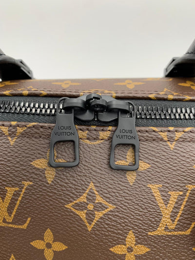 Louis Vuitton Keepall virgil abloh Dark brown Cloth ref.244549