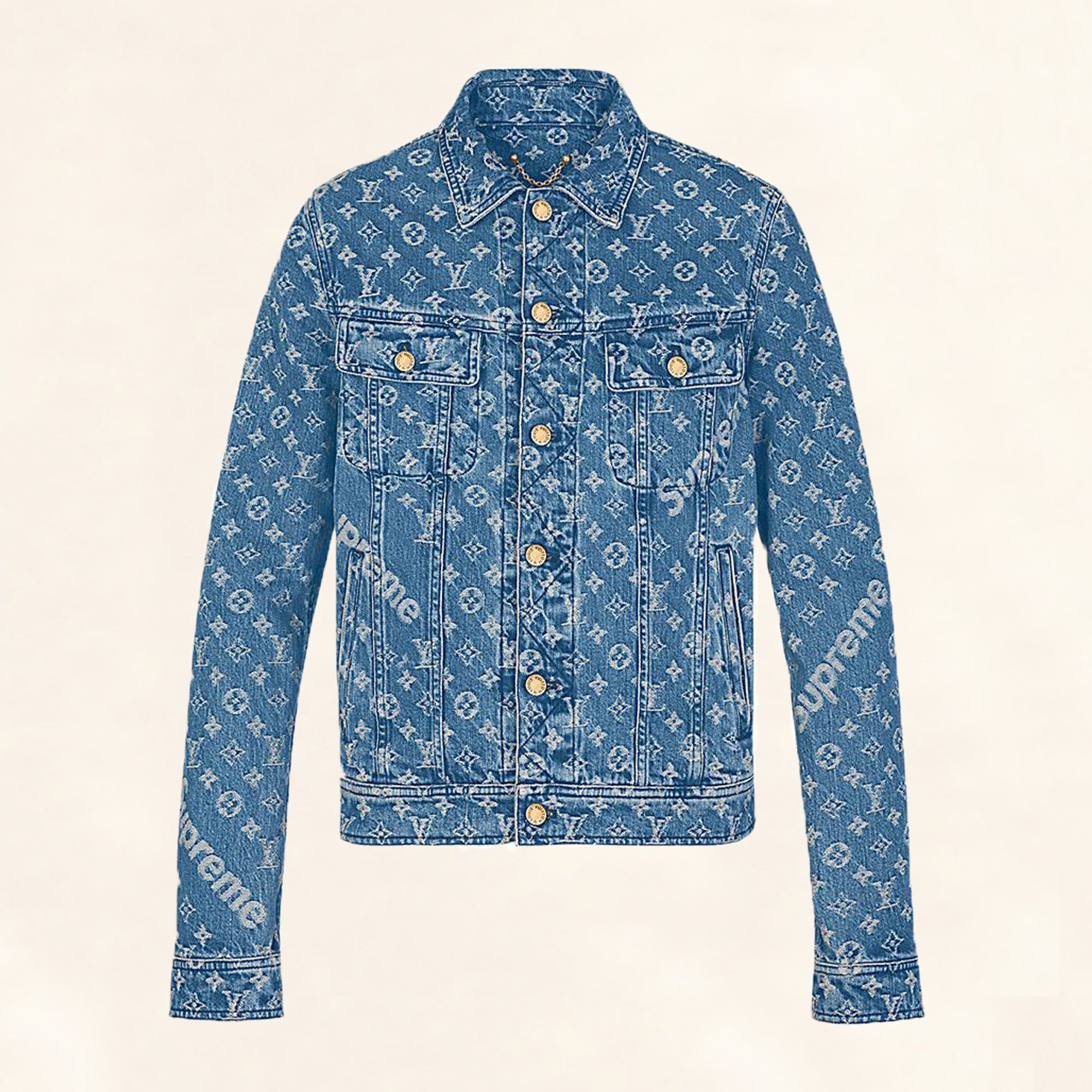 Louis Vuitton | Supreme Denim Monogram Jacket | 56