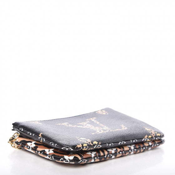 Louis Vuitton | Monogram Giant Jungle Pochette Double Zip Black | M67874 - The-Collectory