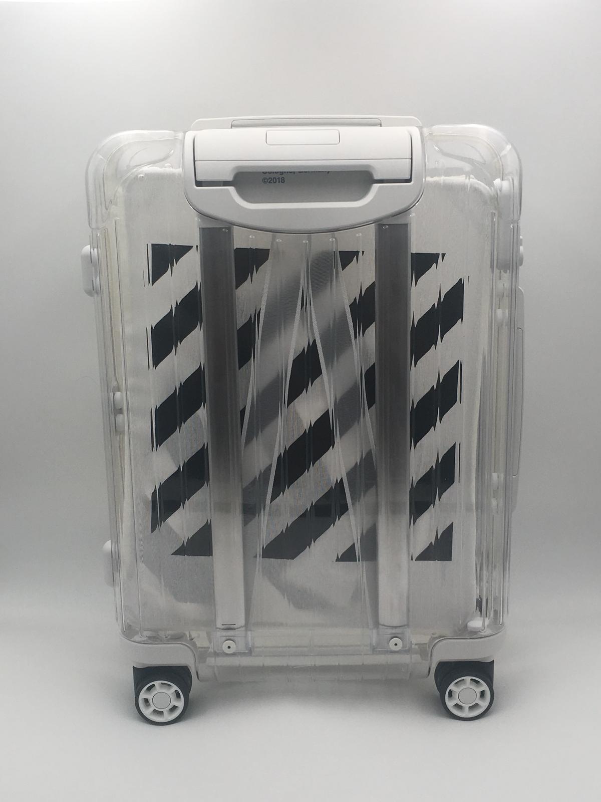 OFF WHITE X RIMOWA See Through 36L Case Logo Suitcase Carry On