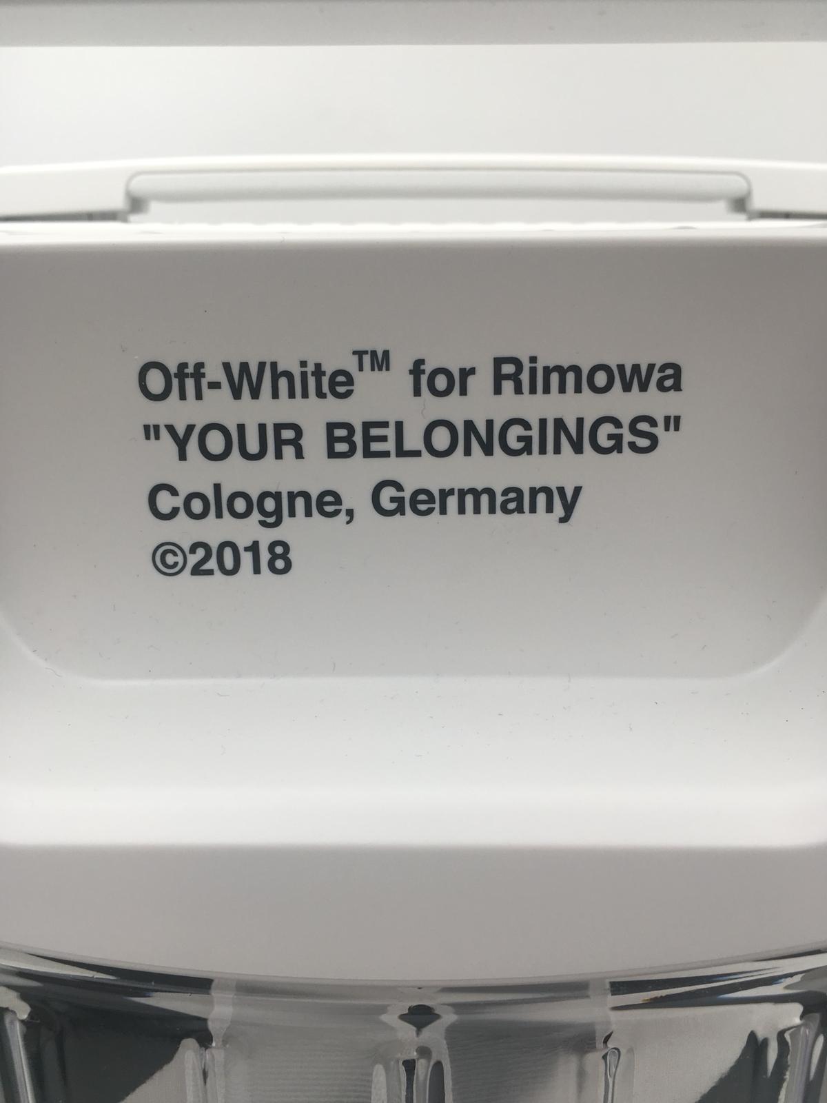 Off-White OFF-WHITE x Rimowa See Through Carry-On 36L