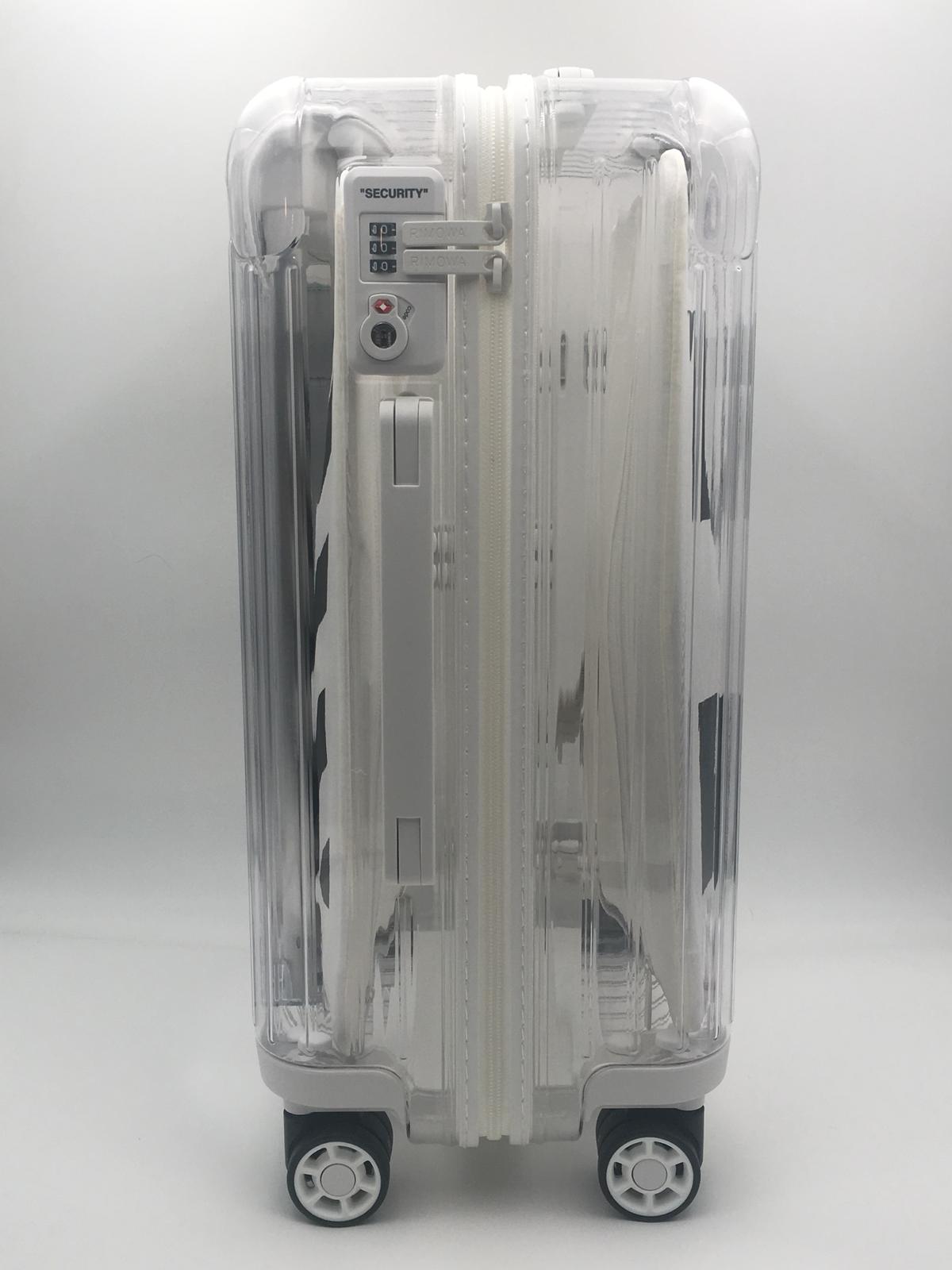 Virgil Abloh Transparent Suitcase Rimowa Off-White