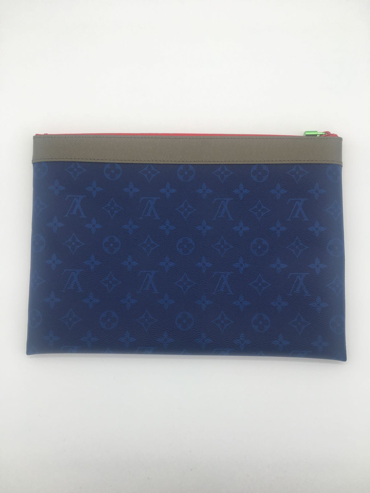 Louis Vuitton Monogram Canvas Pochette Apollo Bag M63048 Blue 2018