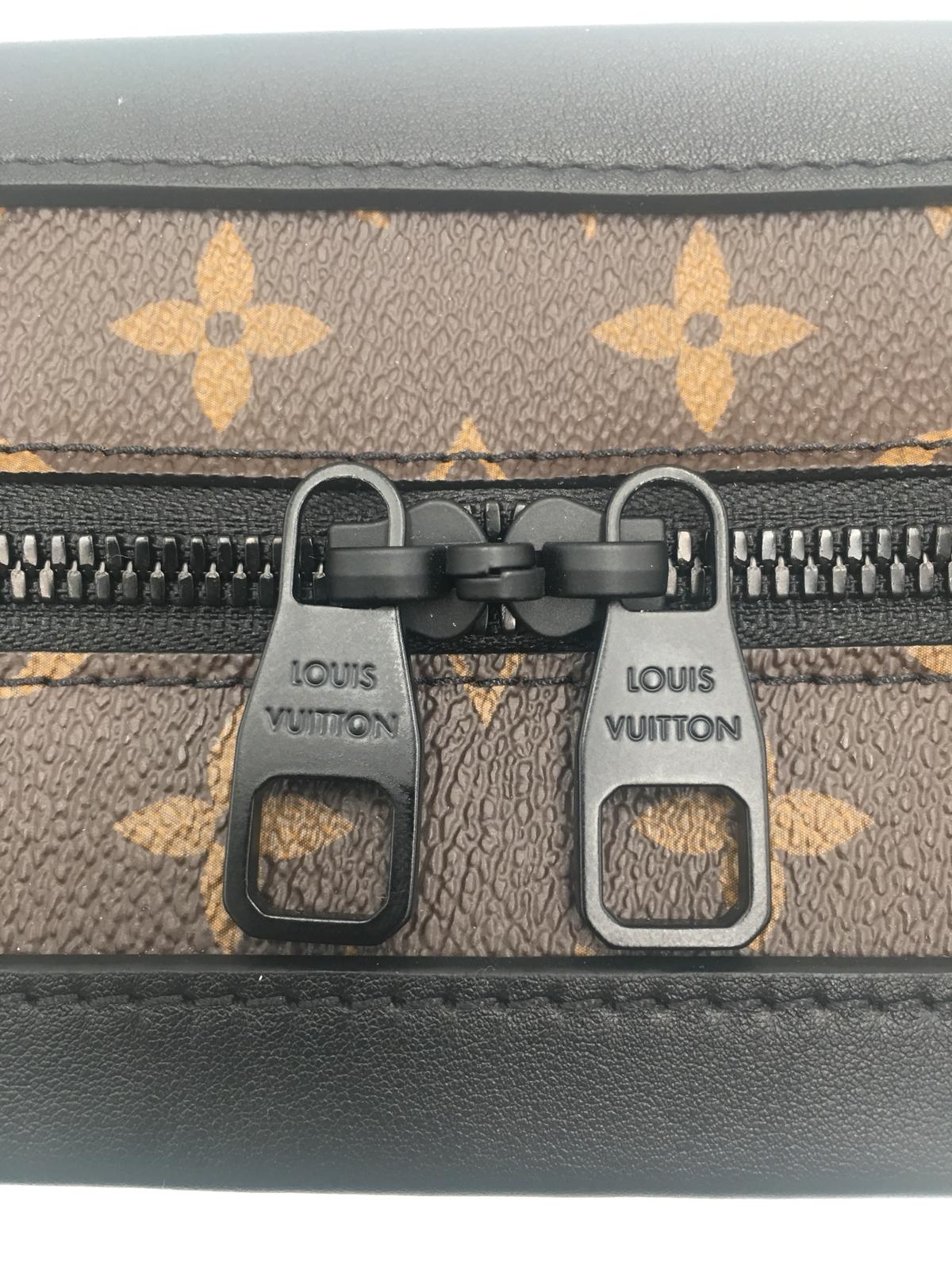 Louis Vuitton Soft Trunk Shoulder Bag in Orange Monogram Leather and