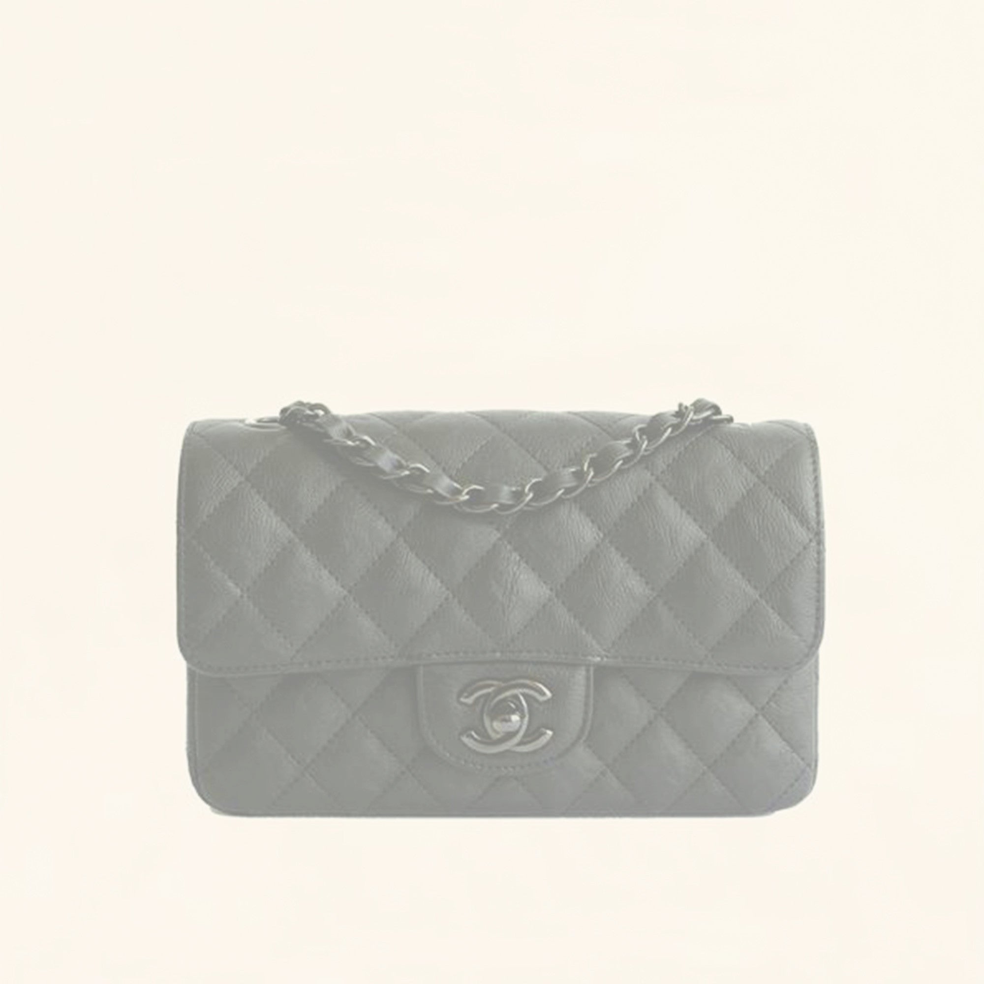 Chanel | So Black Rectangular Classic Flap | Mini