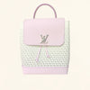 Louis Vuitton | Perforated Pink Calfskin Lockme Backpack | One-Size - The-Collectory