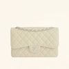 Chanel | Beige Caviar Classic Double Flap Bag | Jumbo - The-Collectory 