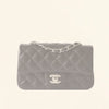 Chanel | Caviar Mini Rectangular Flap Bag | Black with Silver Hardware - The-Collectory 
