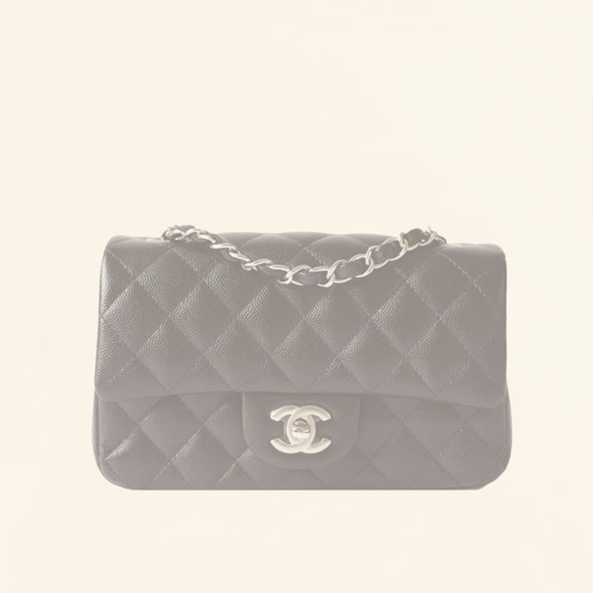 Chanel | Caviar Mini Rectangular Flap Bag | Black with Silver Hardware– TC