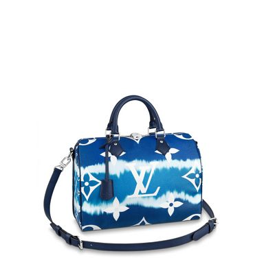 Louis Vuitton Speedy Bandouliere LV Escale 30 Bleu in Coated Canvas/Cowhide  Leather with Silver-tone - US