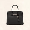 Hermès | Black Togo Birkin with Silver Hardware | 30 - The-Collectory 