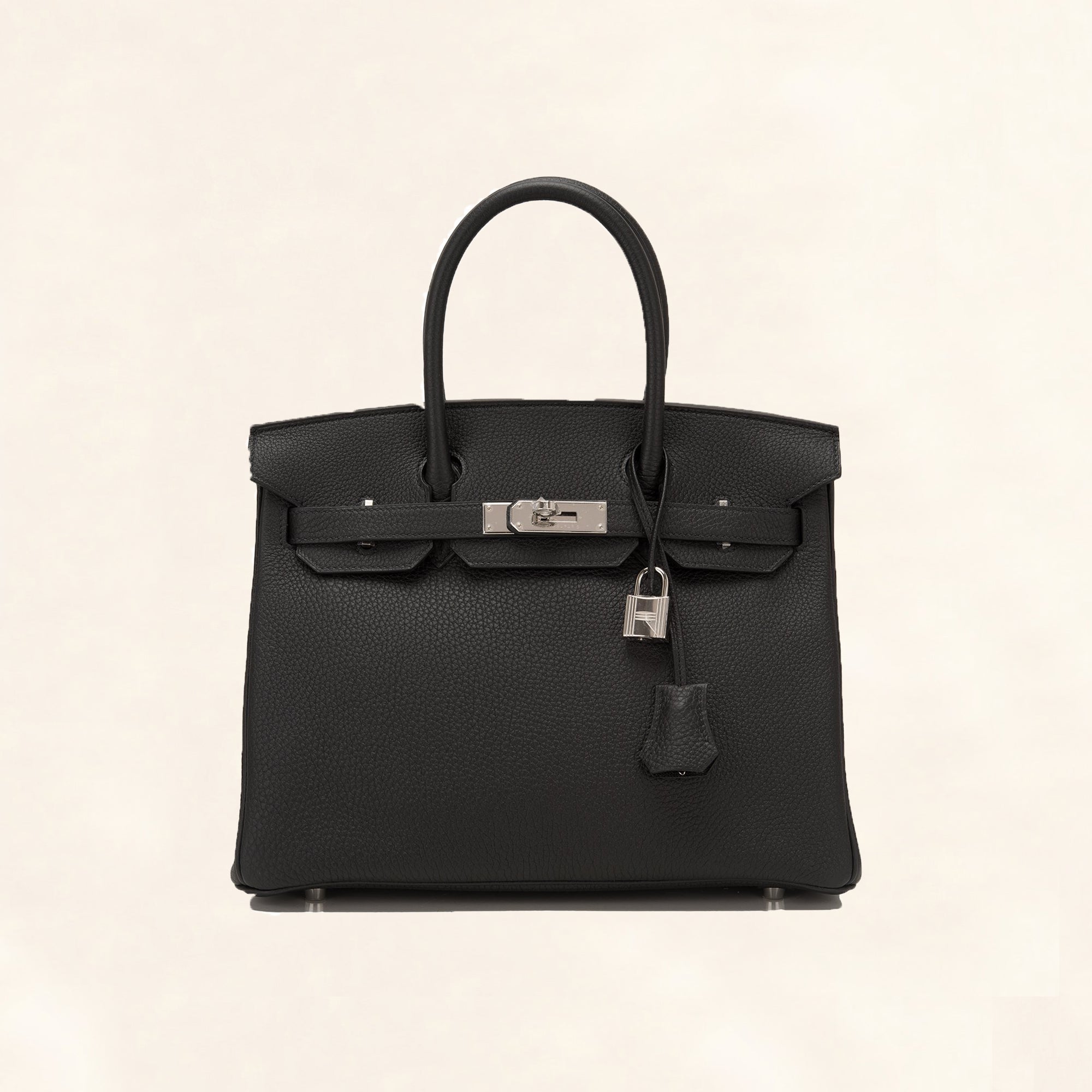 Hermès | Black Togo Birkin with Silver Hardware | 30