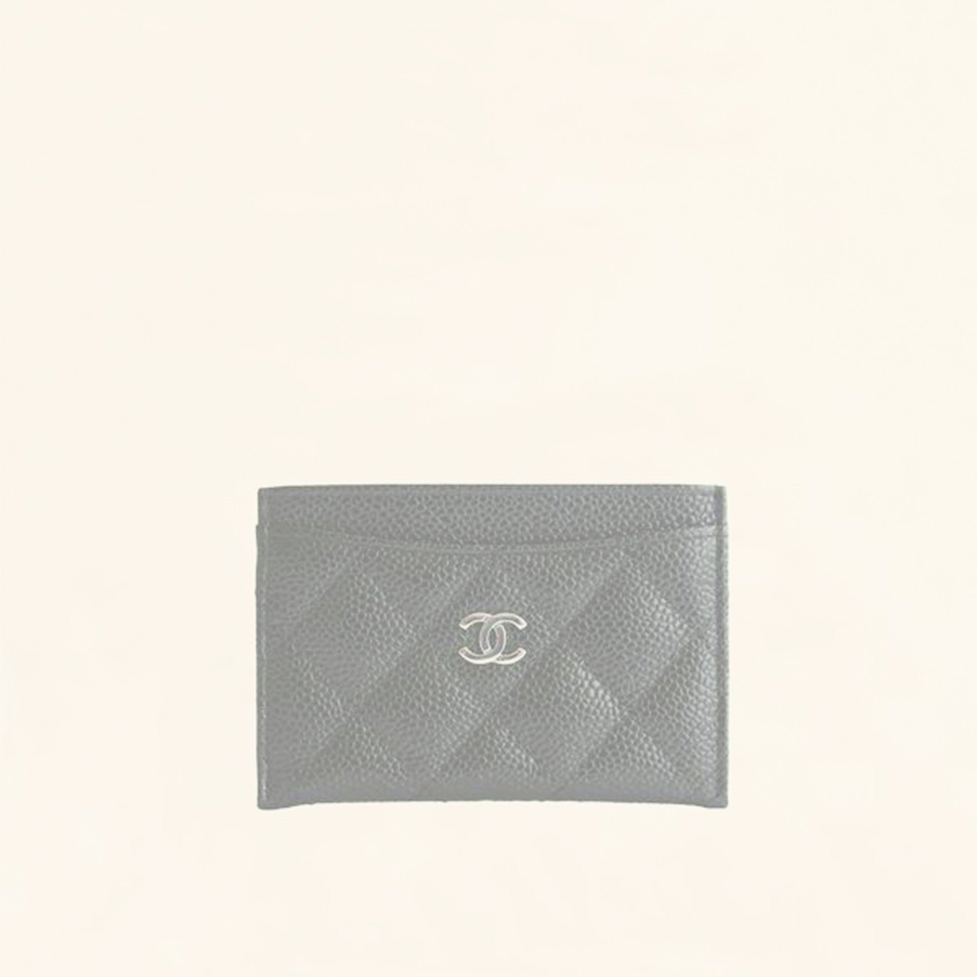 Chanel Zip Card Holder / Small Wallet in Red Caviar SHW
