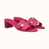 Hermes Pink Fuchsia Oasis Sandal - The-Collectory 