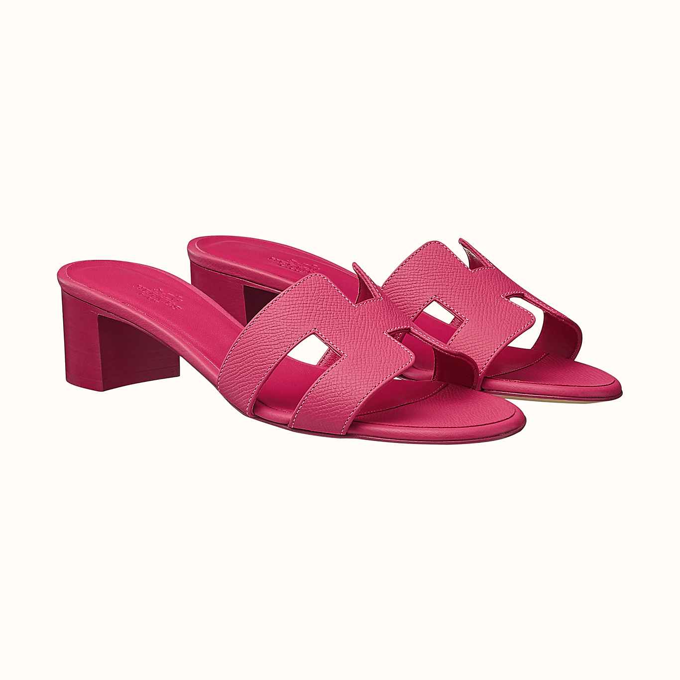 Hermes Pink Fuchsia Oasis Sandal - The-Collectory