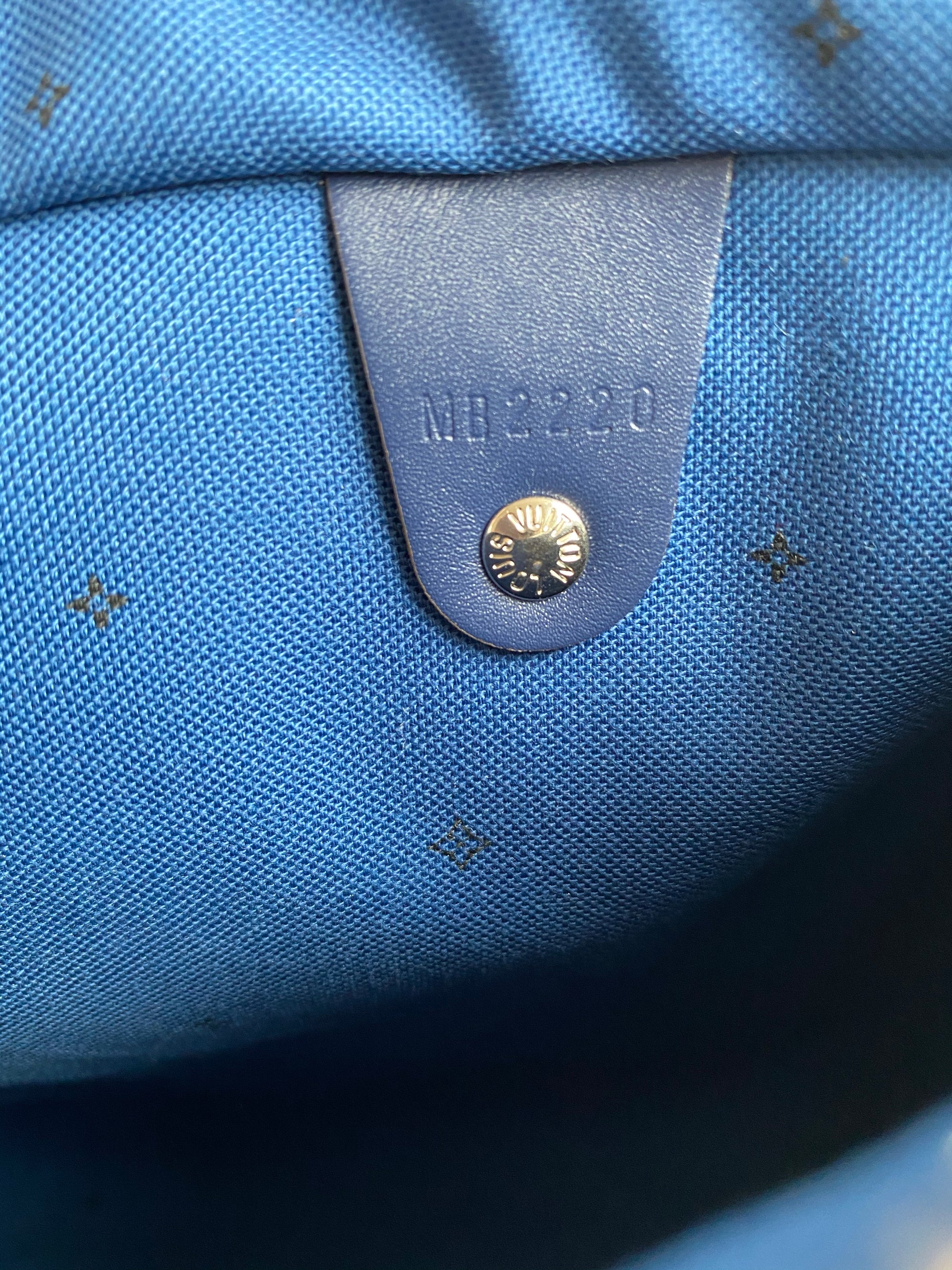 Louis Vuitton Blue Tie Dye Bag