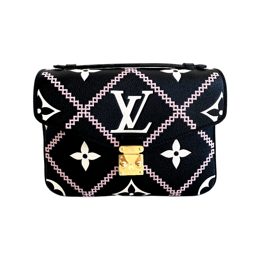 Louis Vuitton Embroidered Pochette Metis M46028– TC