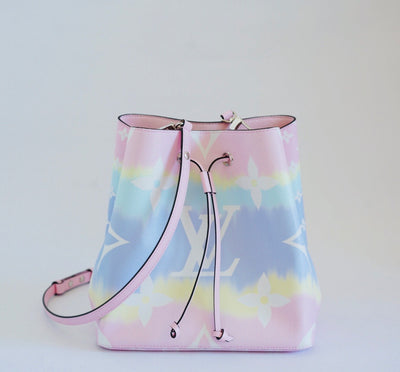 Louis Vuitton M45124 Neo Noe Escale Bucket Bag Watercolor Pastel Pink