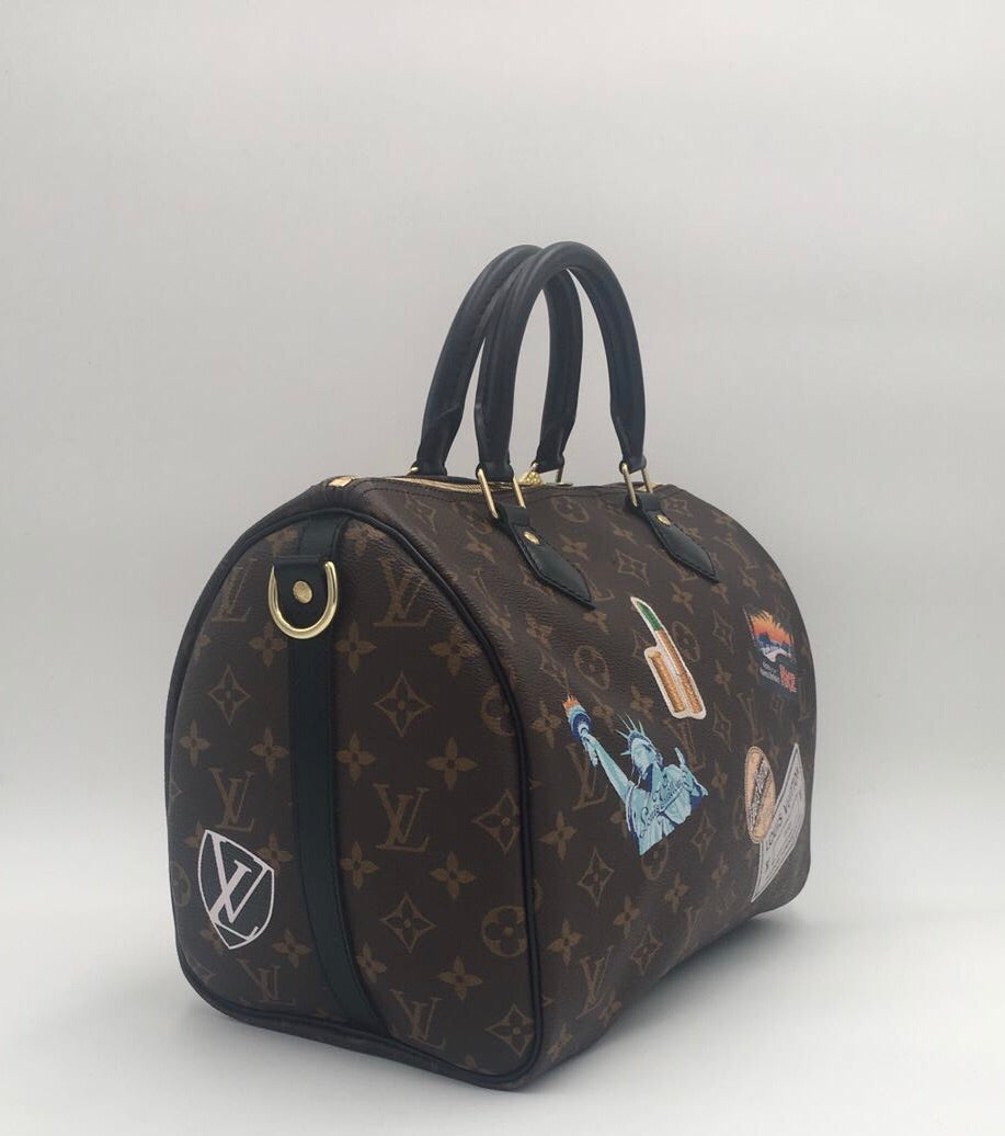 Louis Vuitton monogram coated canvas speedy 30 bag - Labels Most
