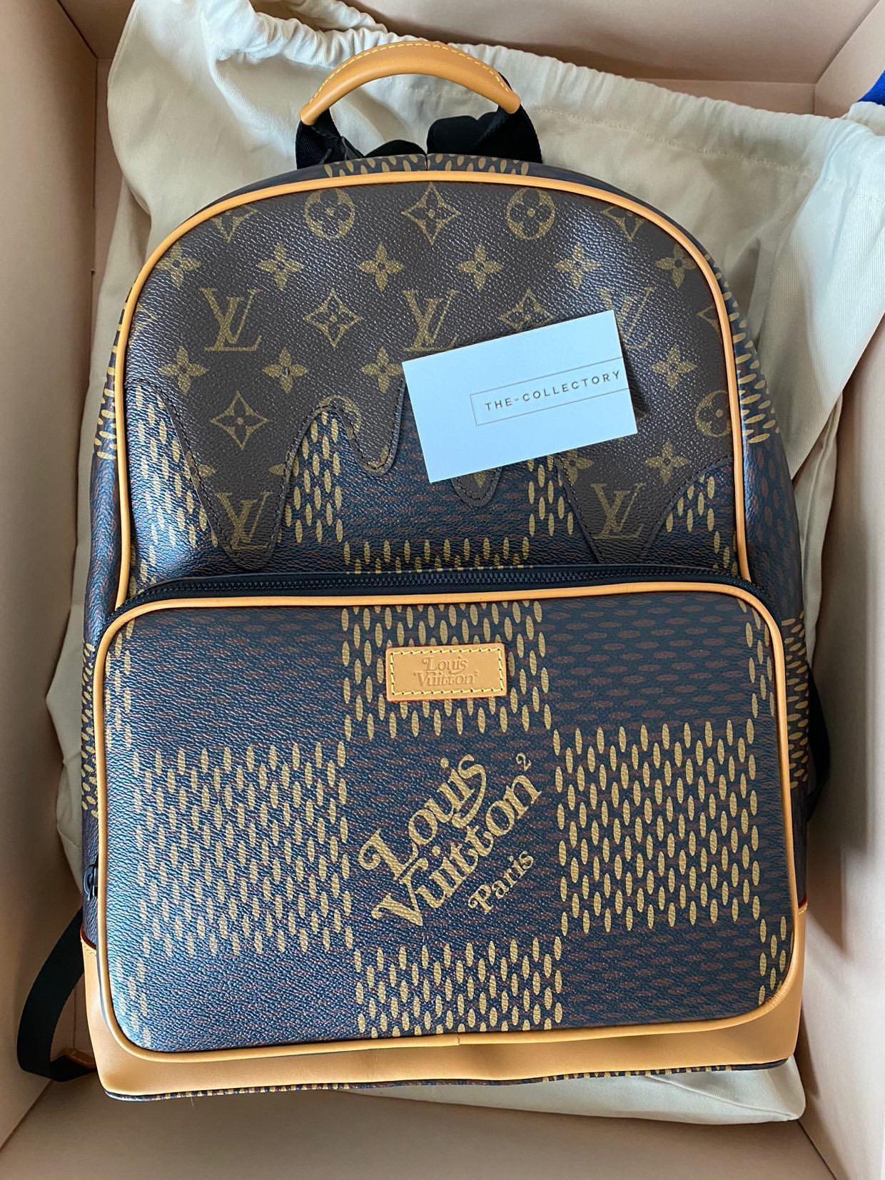 louis vuitton campus backpack LOUIS VUITTON Campus Backpack Brown Coated Canvas