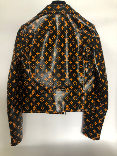 Louis Vuitton black Printed Denim Jacket