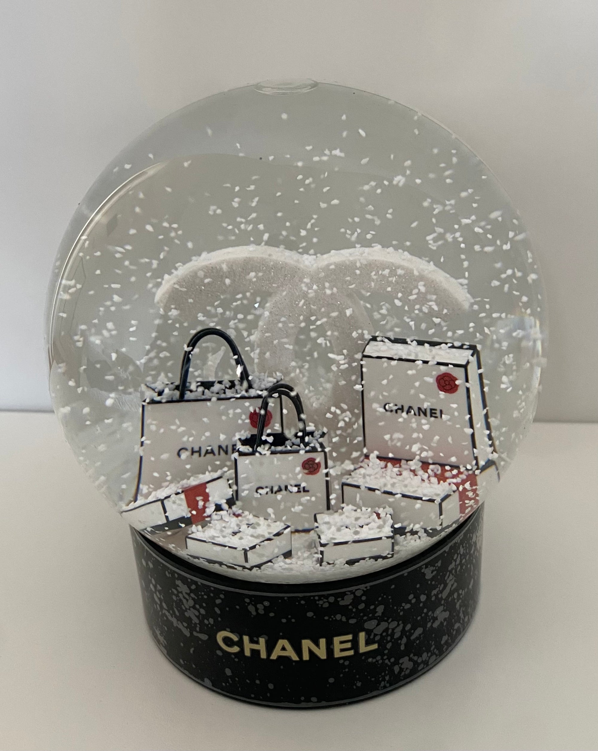 chanel snow globe