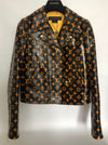 Louis Vuitton Monogram Printed Leather Biker Jacket 1A4Z18 - The-Collectory