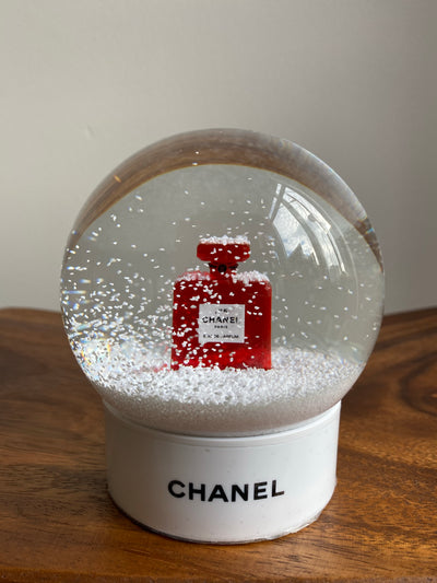 Snow Globe Red Chanel Number 5 For Sale at 1stDibs