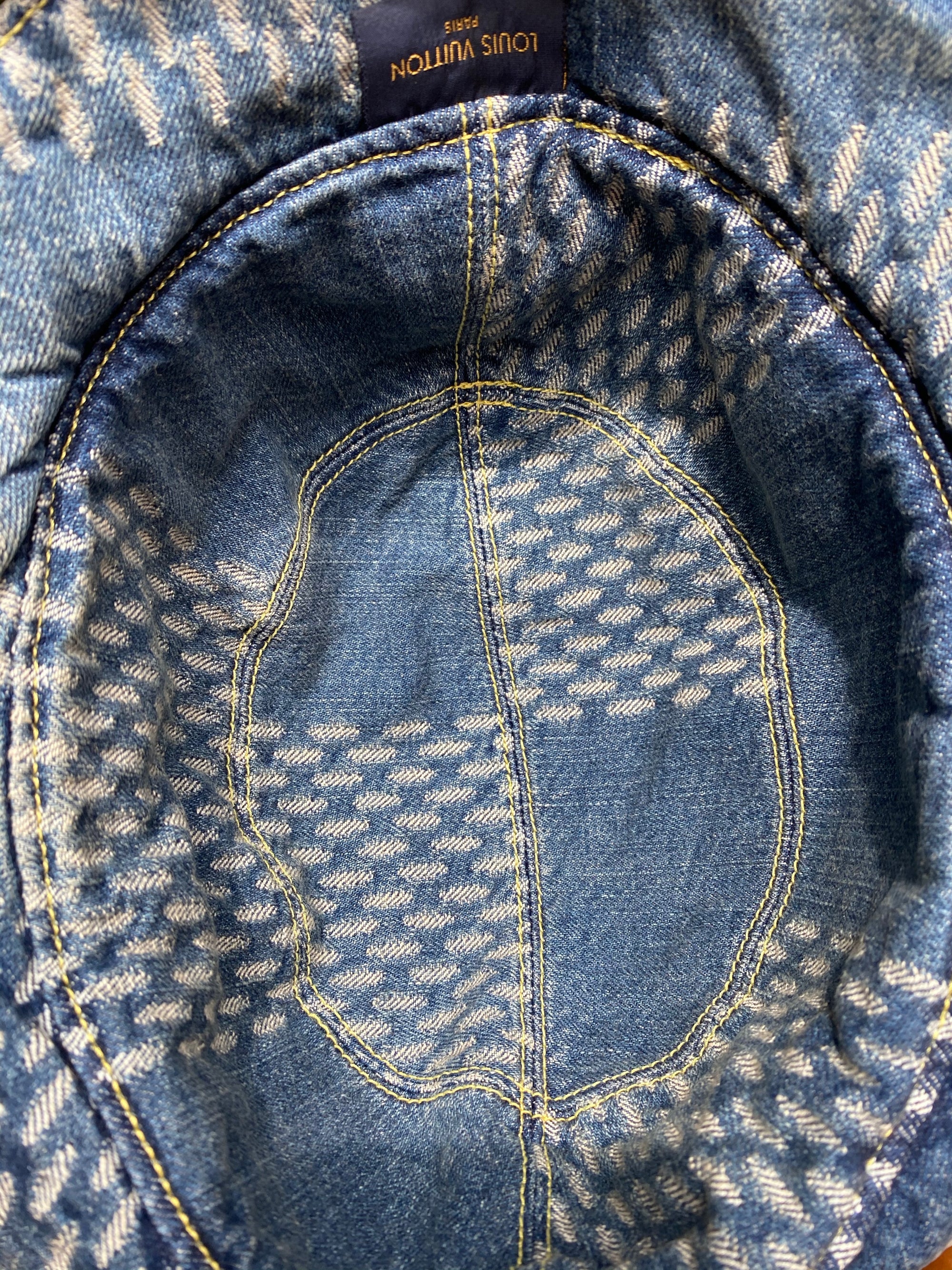 Louis Vuitton Distorted Damier Denim Pants