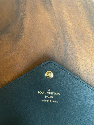 Louis Vuitton Leather Game on Pochette cartes Gold Hardware, 2020 (Like New), Womens Handbag