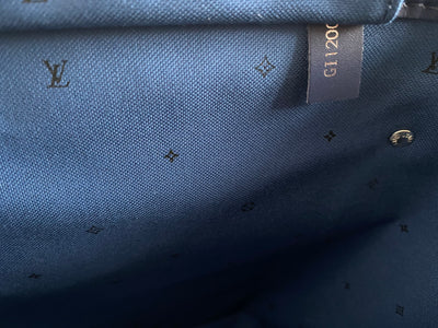LV Neverfull Escale Bleu Tie Dye MM Monogram Tote-TheShadesHut
