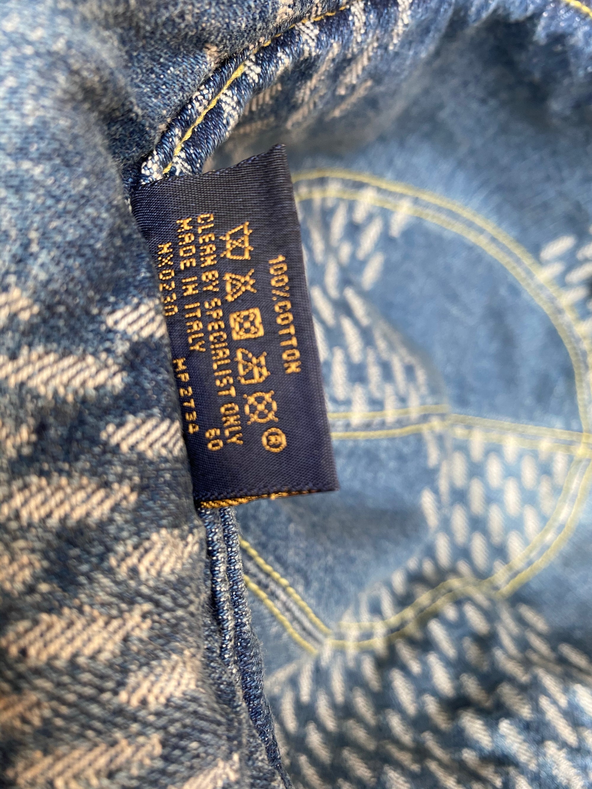 Louis Vuitton Nigo Damier Wave Denim Jacket