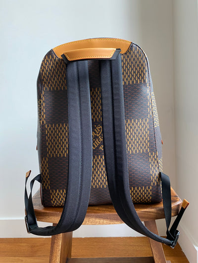Louis Vuitton black Leather Comet Backpack