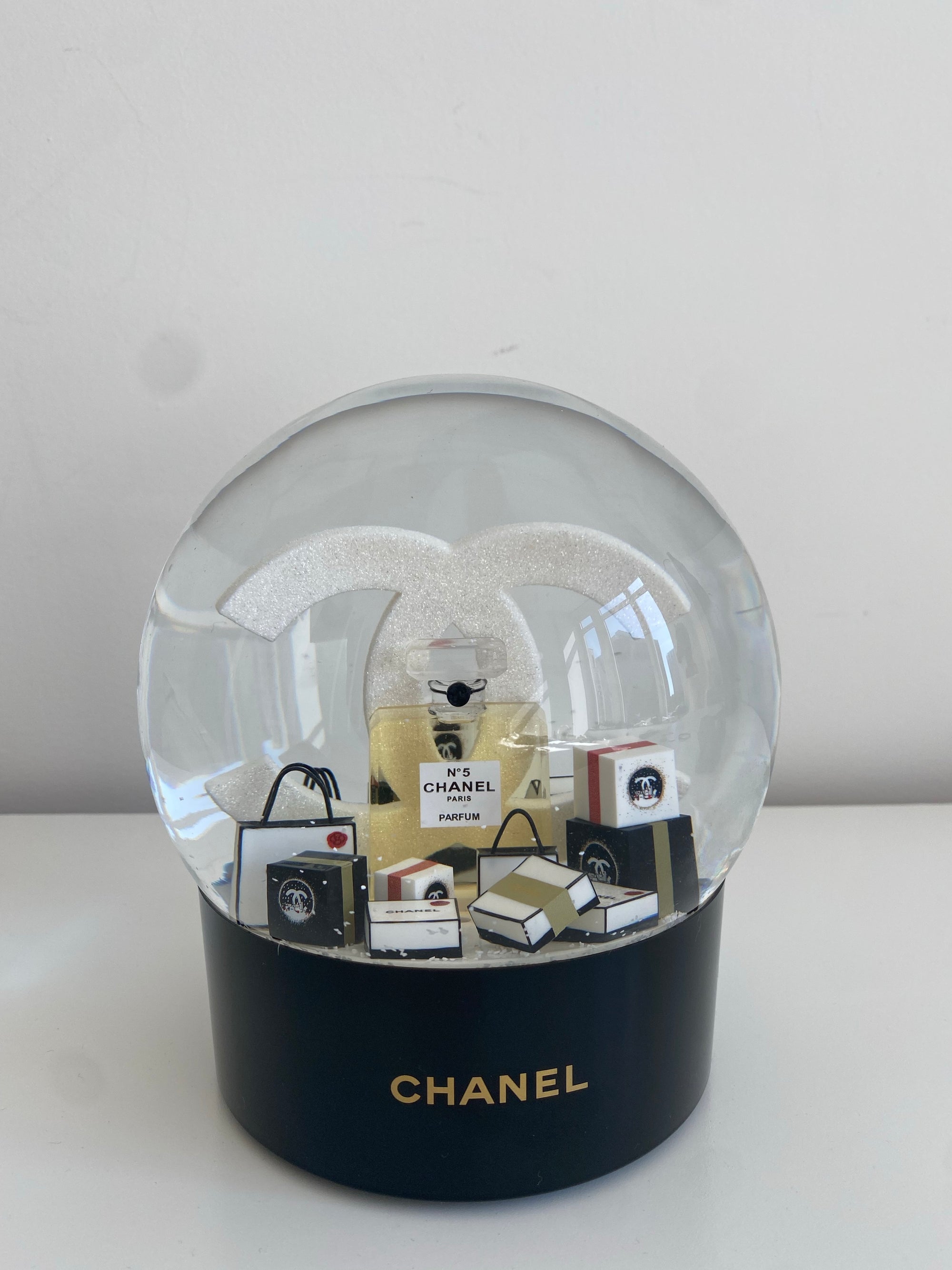 Chanel, Snow Globe Perfume Shopping Bag