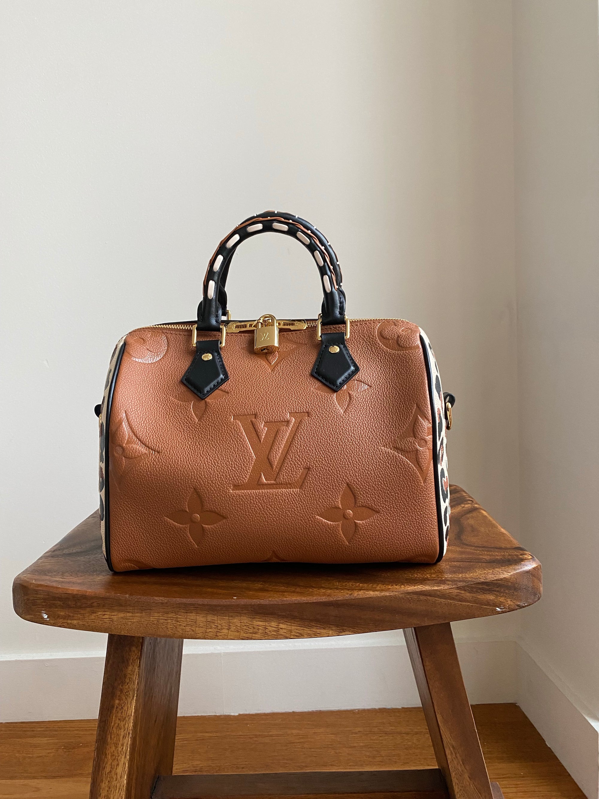 Louis Vuitton Keepall Bandouliere 25 Monogram Embossed Orange in Cowhide  Leather - US