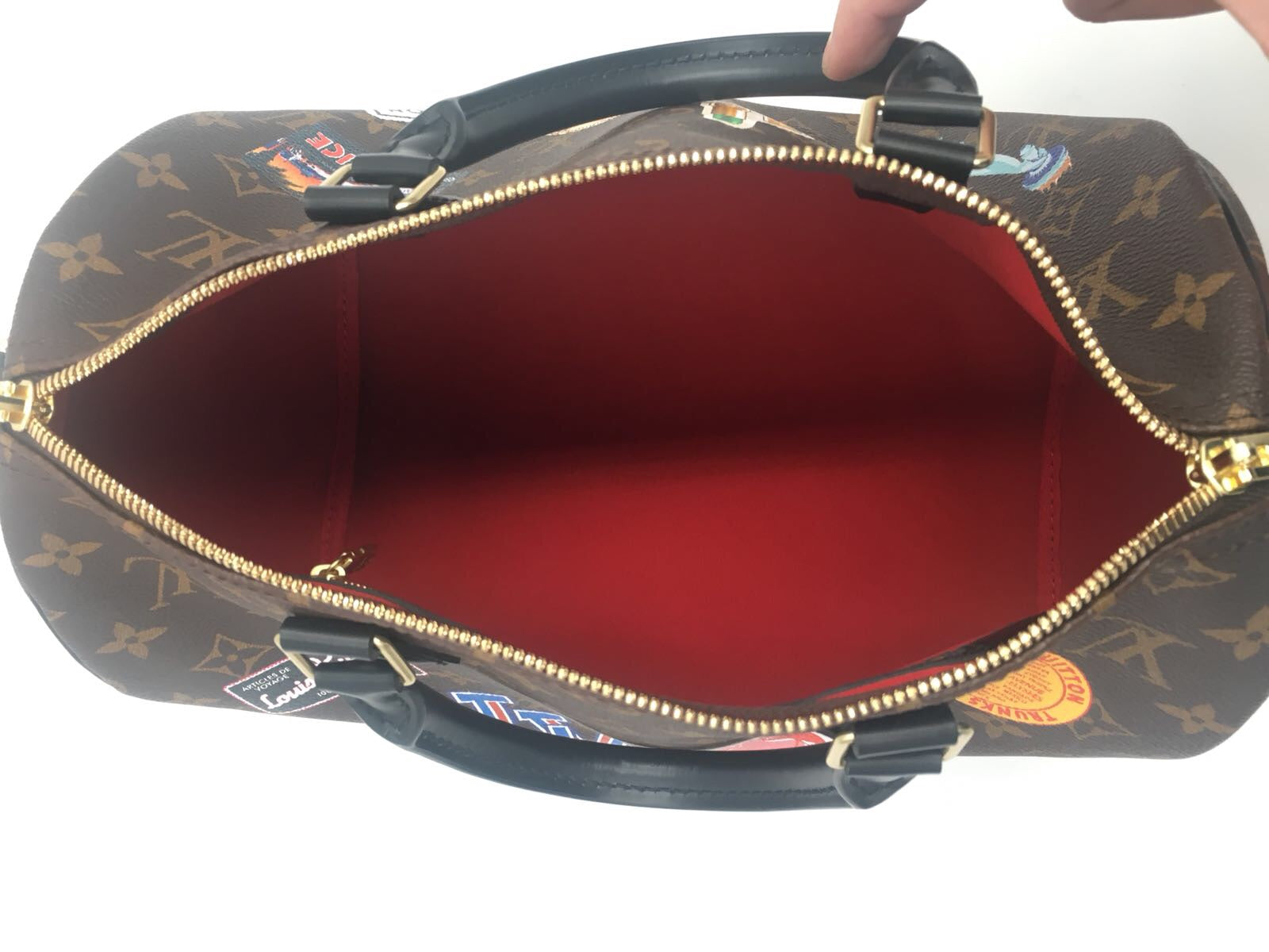 Louis Vuitton Yayoi Kusama Red Speedy 30 Handbag