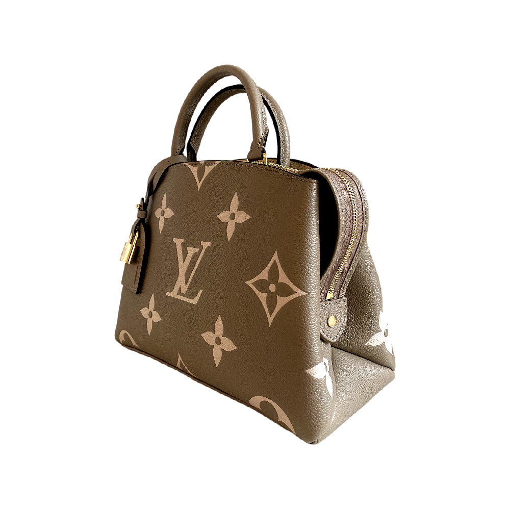 Louis Vuitton Petit Palais Monogram Canvas Shoulder Bag Brown