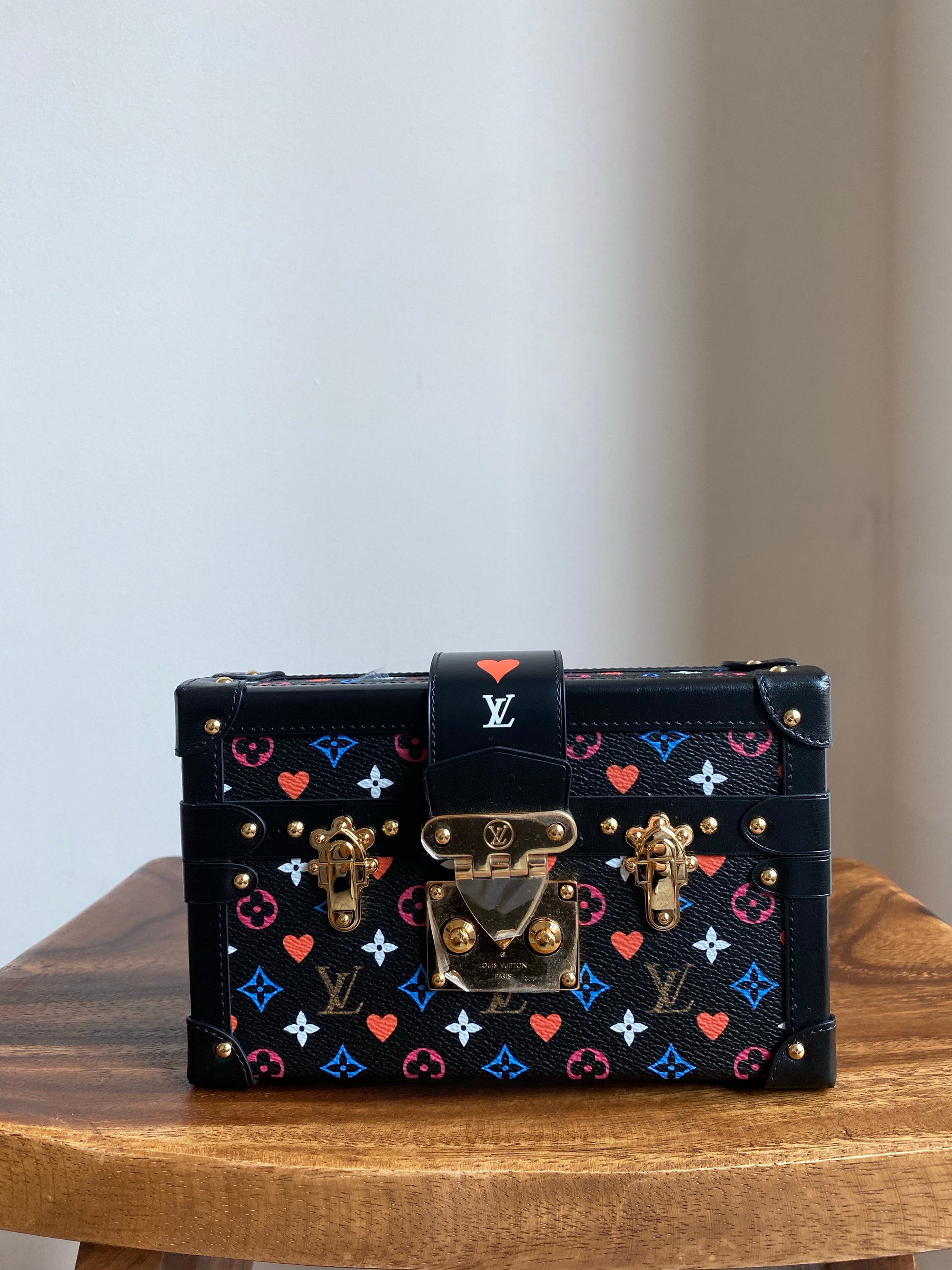 Louis Vuitton lv clutch purse evening petite Malle bag monogram