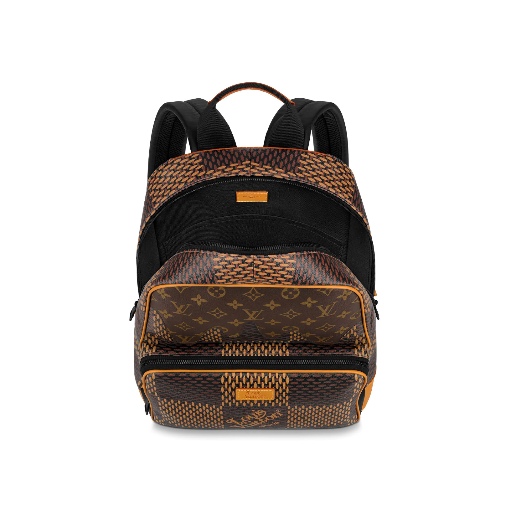 Louis Vuitton Damier Ebene Nigo Campus Backpack Rare Runway Drip Melt 860471, Women's, Size: One size, Brown