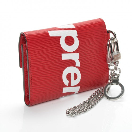 Louis Vuitton | Supreme Chain Wallet Epi Red | M67755 - The-Collectory