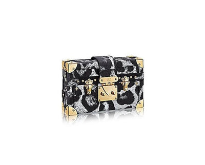Louis Vuitton Limited Edition Malletage Petite Malle Bag