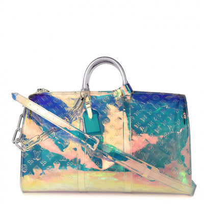 Louis Vuitton Prism Keepall 50 Monogram Iridescent M53271– TC