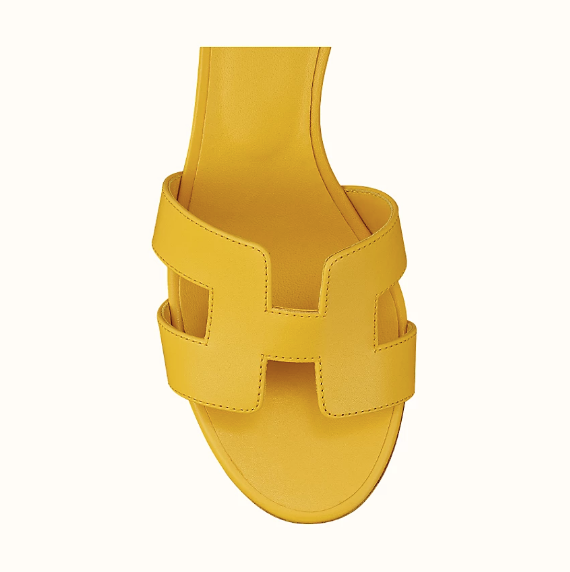 Hermes Yellow Jaune Citron Oasis Sandal– TC Hermes Yellow Jaune Citron Oasis Sandal– TC