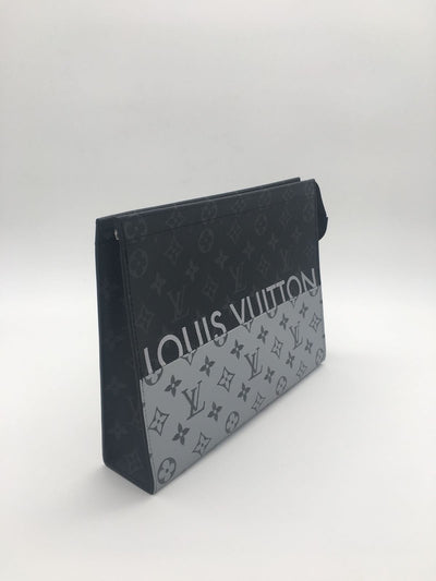Louis Vuitton x Yayoi Kusama Pochette Voyage Monogram Eclipse Black/Silver