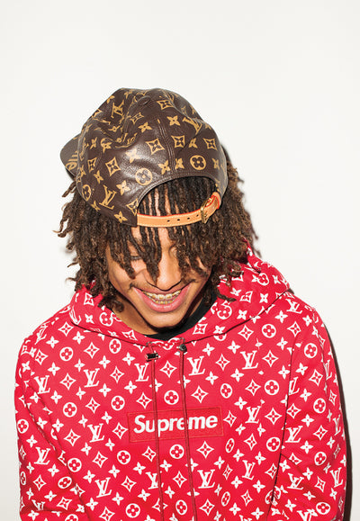 Hoodie supreme x lv original Clearance